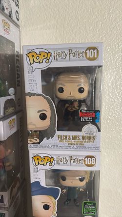 Harry Potter Filch And Mrs. Norris Funko Pop 