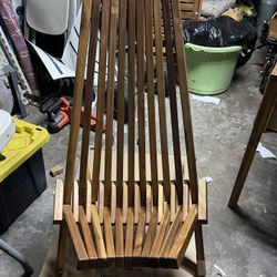 MELINO Folding Chair,Low-Profile Outdoor Seat 