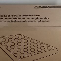 1 Quilted Twin Mattresses (Brand new in box)