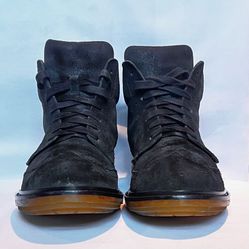 Alejandro Ingelmo's Wooster Wingtip Chukka Suede Boots - Black - Men’s 11/11.5