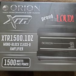 Orion Xtr 1500 Watt Amplifier 