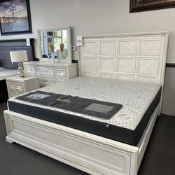 4PC King Bedroom Set🔥 Same Day Delivery 🚚 