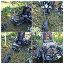 2019 Custom 3 Wheeler Trike Chopper Motorcycle 1970 VW Motor