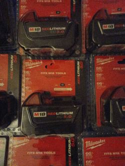 Milwaukee M18 5.0 ah batteries NEW 🆕