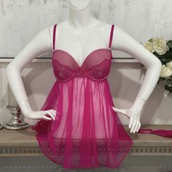 Brand New with Tag Victoria's Secret Babydoll Lingerie Set (Originally $68
