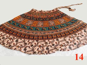 Wrap around ( rapron) skirts full length