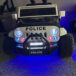 Kids Electronic Police Jeep