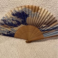 Silk Wave Hand Fan 