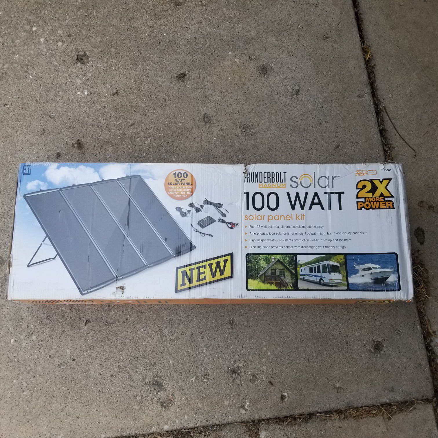 100 watt solar kit
