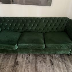Couch & Bar Stool Set