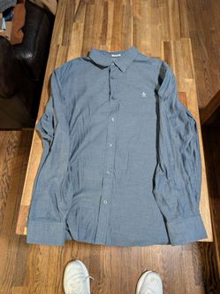Penguin XXL denim colored dress shirt.