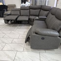 🛋️ NUEVA Sala Secciónal 3 Sillas Reclinable EN CAJA 📦  🚛 Entrega Disponible 🛋️
