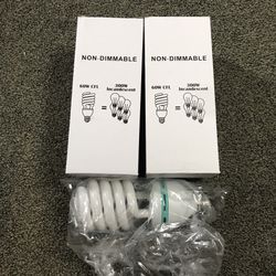 Photography and videography, studio bulbs