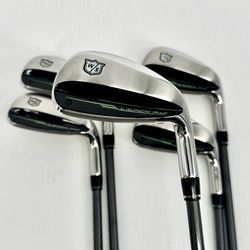 Wilson Staff Launch Pad 2 Iron Set 6-PW - Even Flow 55g A Flex - Stock Grips