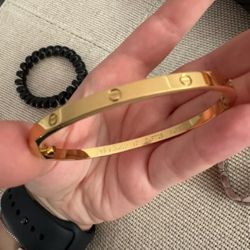 Cartier Small love yellow gold bracelet, size 17