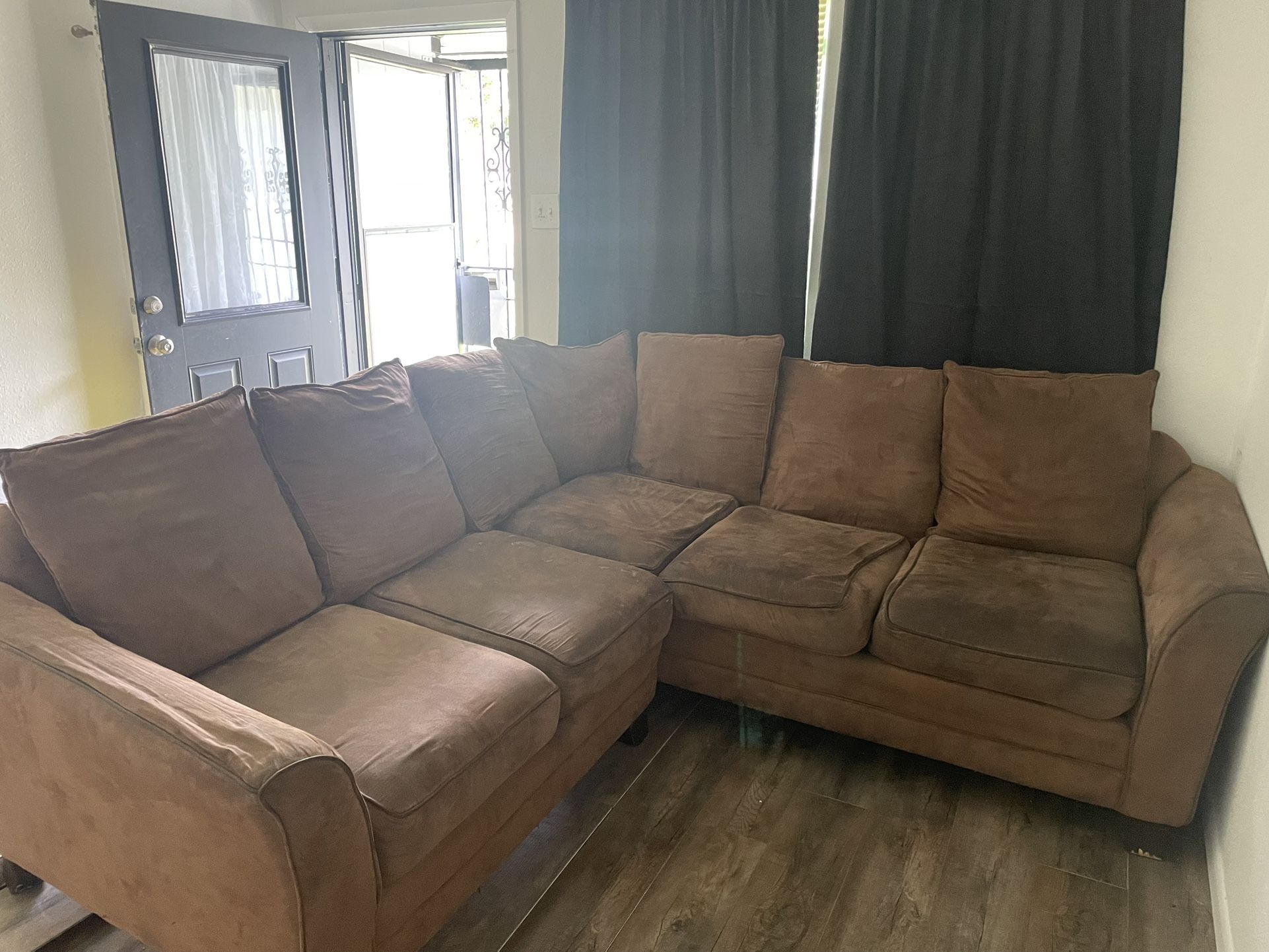 Brown Sectional Couch