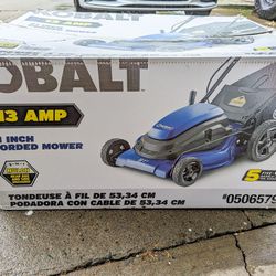Kobalt Lawn Mower 21" 13A Corded