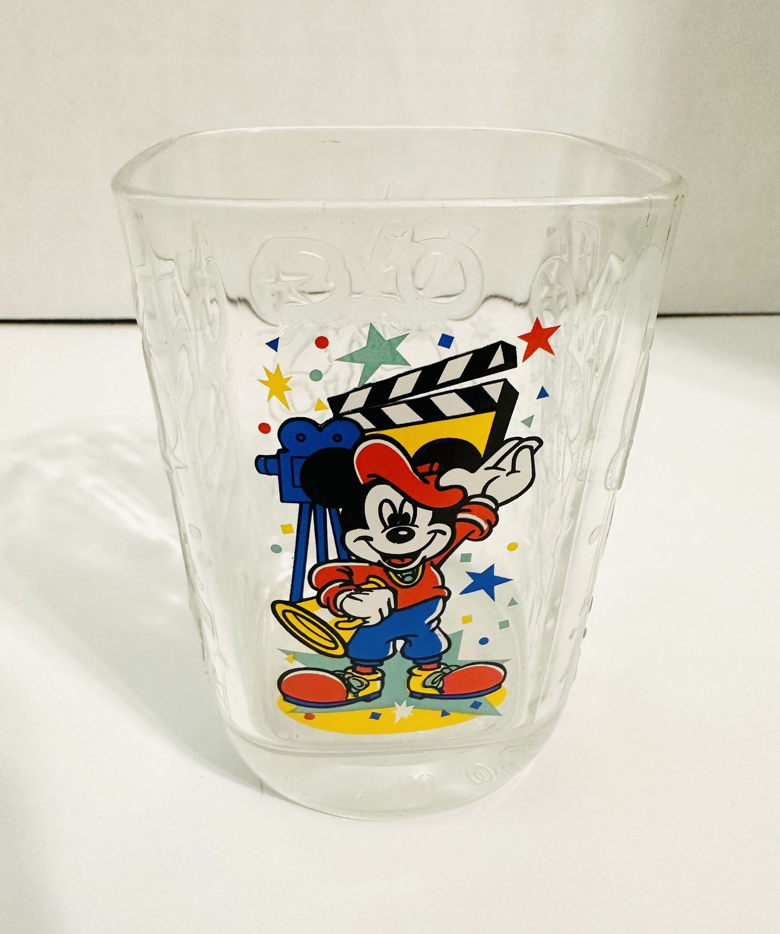 Vintage Disney Mickey Mouse Director McDonald’s Drinking Glass 2000