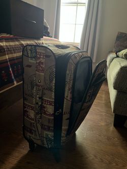 American flyer paris edition rolling suitcase