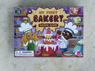 My First Bakery Board Game! A Sweet Matching Tile Game for 1-4 Kids Ages 3 and Up, A Fun and Colorful Cooperative Memory Game, Learn New Skills Throug