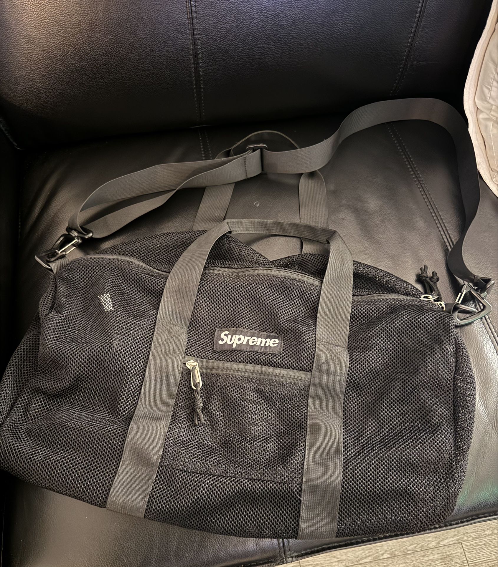 Supreme Duffle Bag Gym Beach Tote Backpack