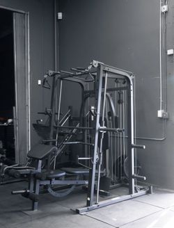 $1,000 OFF SALE Smith Machine PACKAGE: SM-1001 & FID Bench! | Foot Plate | 4 Plate Holders | Butterfly Arms | Upper & Lower Cables 🔥 Vesta Fitness