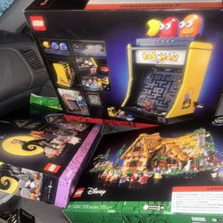 LEGO PAC-MAN/ NIGHTMARE BEFOR CHRISTMAS/ SNOW WHITE &7 DWARFS 