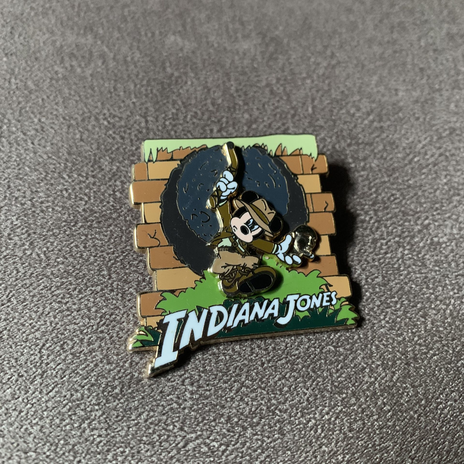 Disney Mickey Mouse as Indiana Jones Swinging Pin