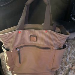 ERGOBABY The Coffee Run Tote Backpack Baby Diaper Bag Grey Unisex