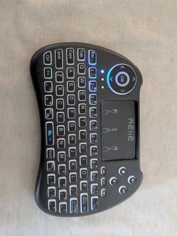 Wireless keyboard remote for TV