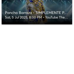 Boletos Para Pancho Barraza
