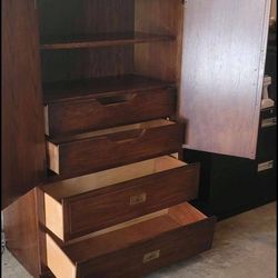 Wooden Armoire/Dresser 