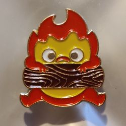 Calcifer My Neighbor Totoro Anime Soft Enamel Lapel Pin Brooch
