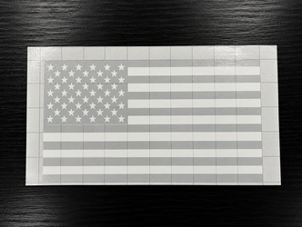 USA American Flag White Vinyl Decal 🇺🇸 – Car & Truck Window Sticker $10
