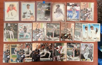 Tim Anderson Card Lot w/ Auto Card.