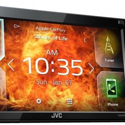 JVC KENWOOD 6.8 Inch Screen Apple And Andriod Double Din Stereo Like New