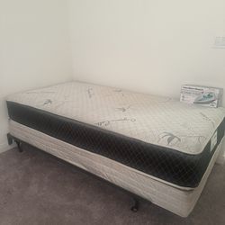 Mental Bed Frame With Twin Bed Included 