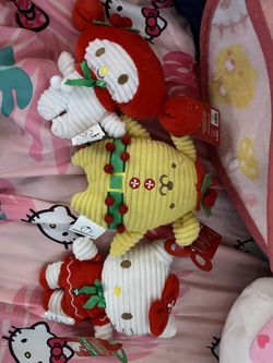 Hello Kitty And Friends Christmas Plushies