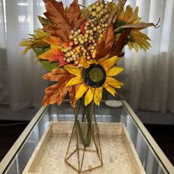 Autumn Bouquet With Vase
