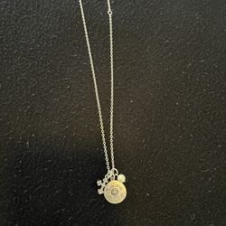 Two Silver Costume Jewelry Necklaces