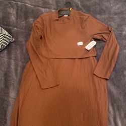 Maternity Dress 2 Piece! Vestido De Mujer Para Embarazada De 2 Piezas 