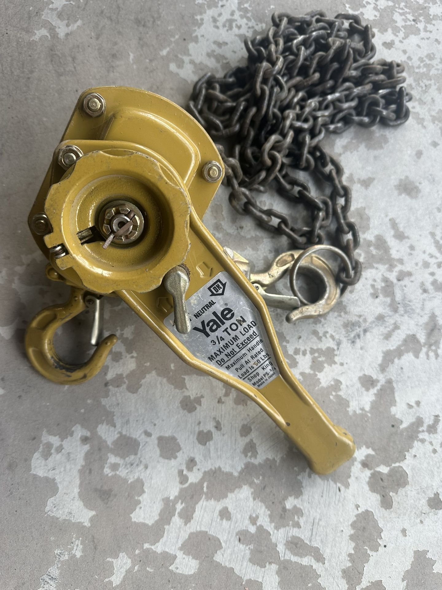 3/4 Ton Chain Hoist