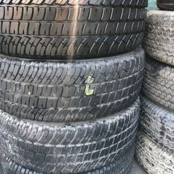 Set Of Used Tires With 95% Of Life LT275/70R18 Michelin For Only $480 The Price Includes Mounting And Balance Out The Door