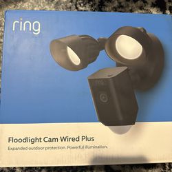 Ring Floodlight Cam Plus WiFi 1080p Camera Black