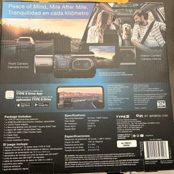 4K Dash Cam, TypeS, 32GB,  Screen Size 2.4’’