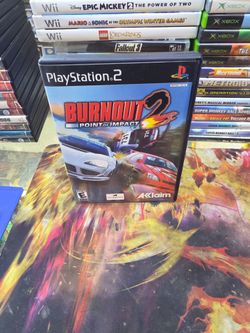 Burnout 2: Point of Impact (Sony PlayStation 2) Tested. CIB. Very Clean!