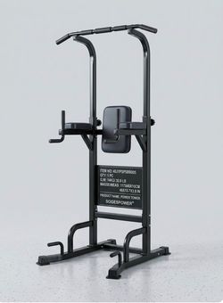 SogesPower Power Tower Pull Up Dip Station 40JYPSPSBB005