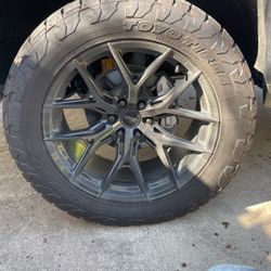 Vossen Hf6 Wheels With Tires  22 Inch 