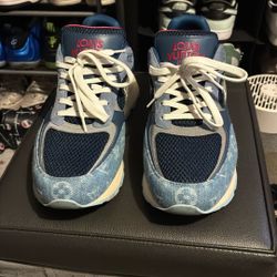 LV Runaway Trainers Blue Monogram