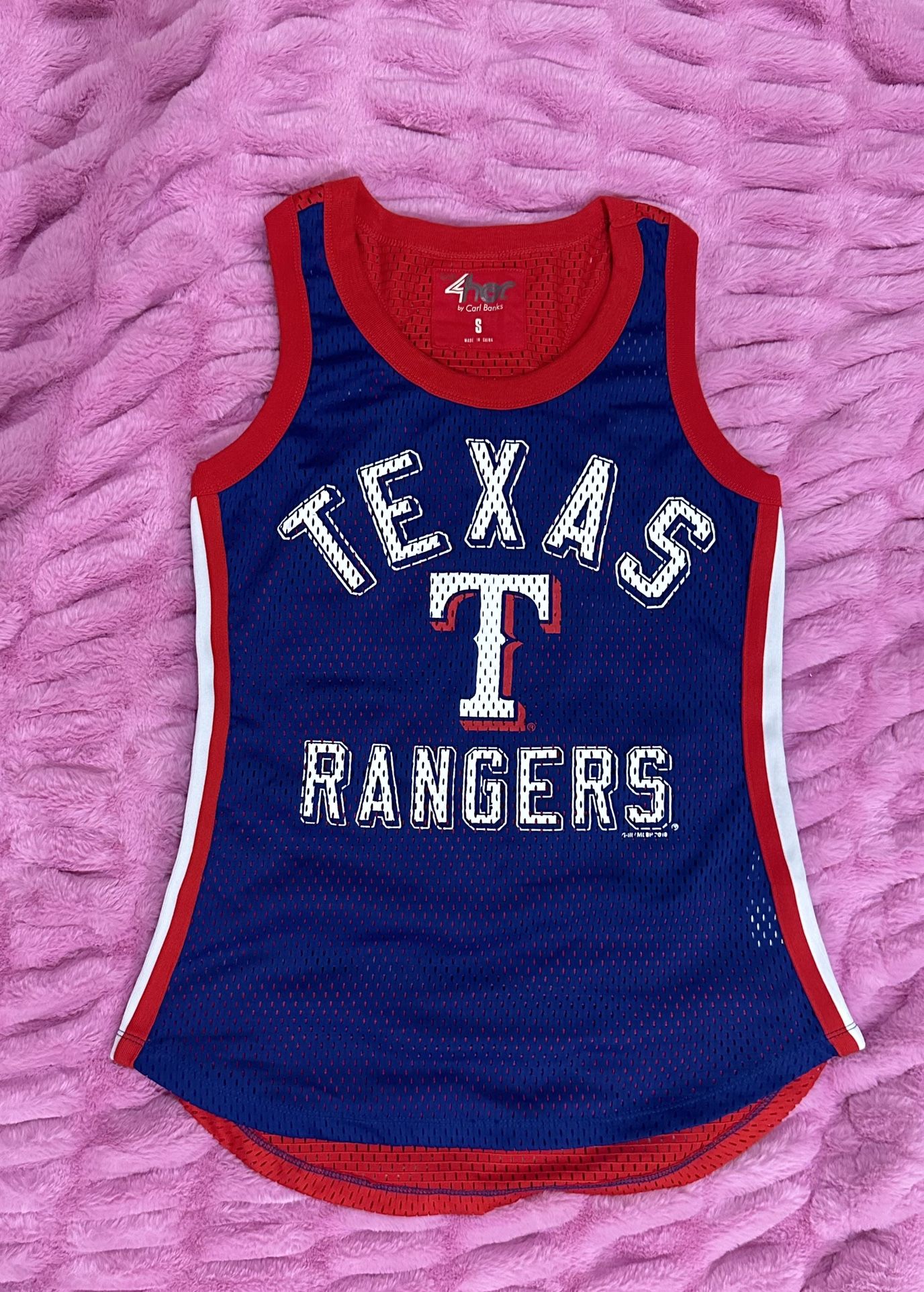 New! Texas Rangers Jersey Tank (Woman S)
